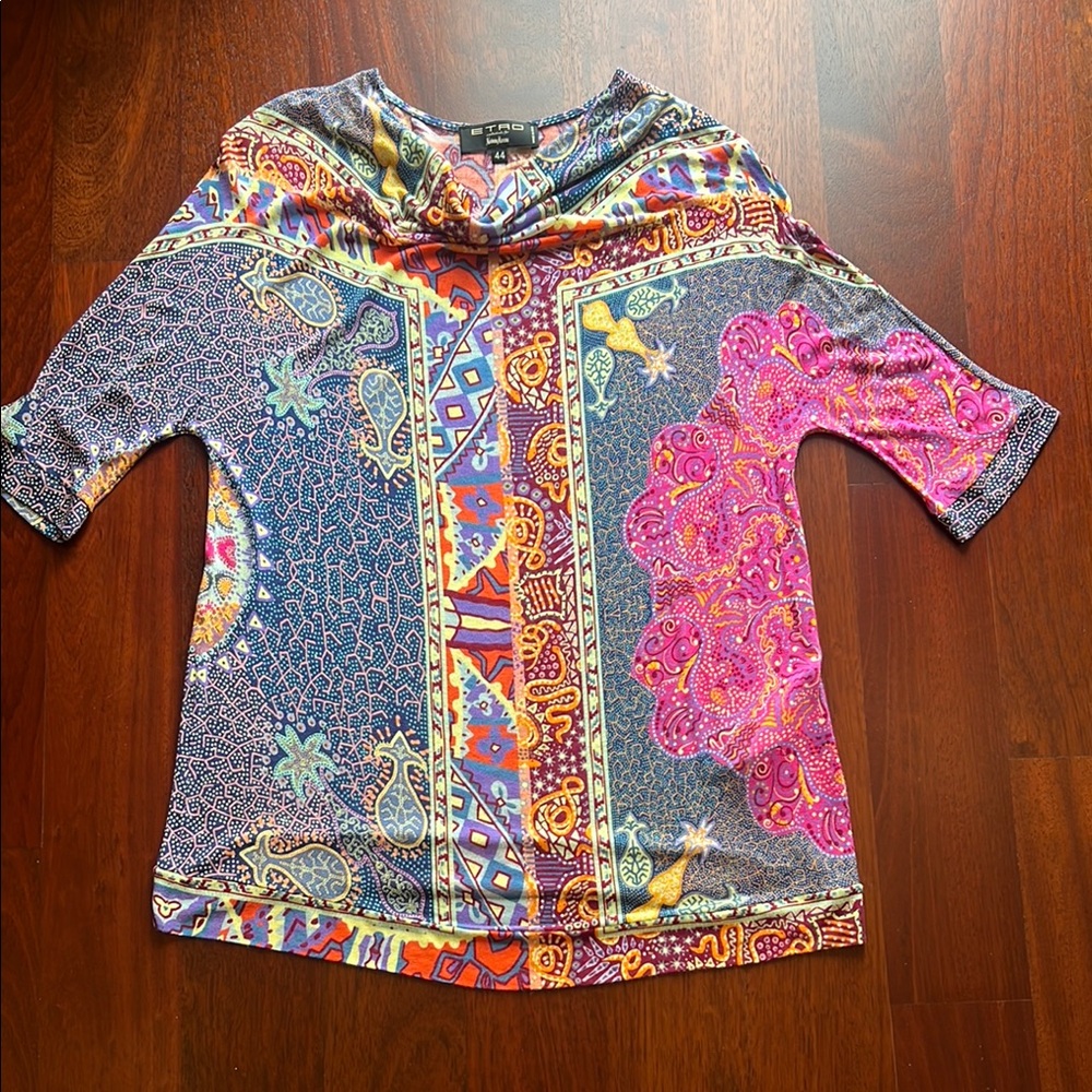Etro Multicolor Patterned Women's Top pristine condition